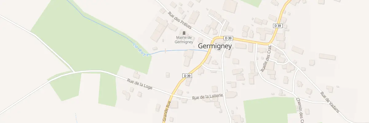 Plan du 20 Gr Grande Rue à Germigney