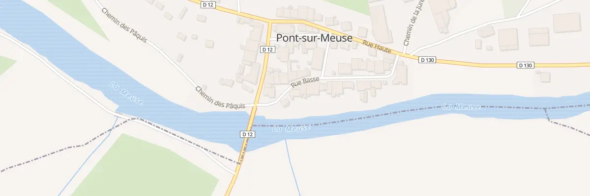 Plan du 9003 Rue Basse à Pont-sur-Meuse