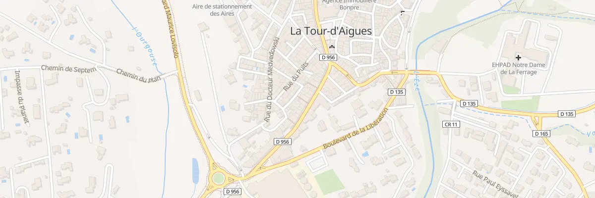 Plan du 50 Rue Calade à La Tour-d’Aigues