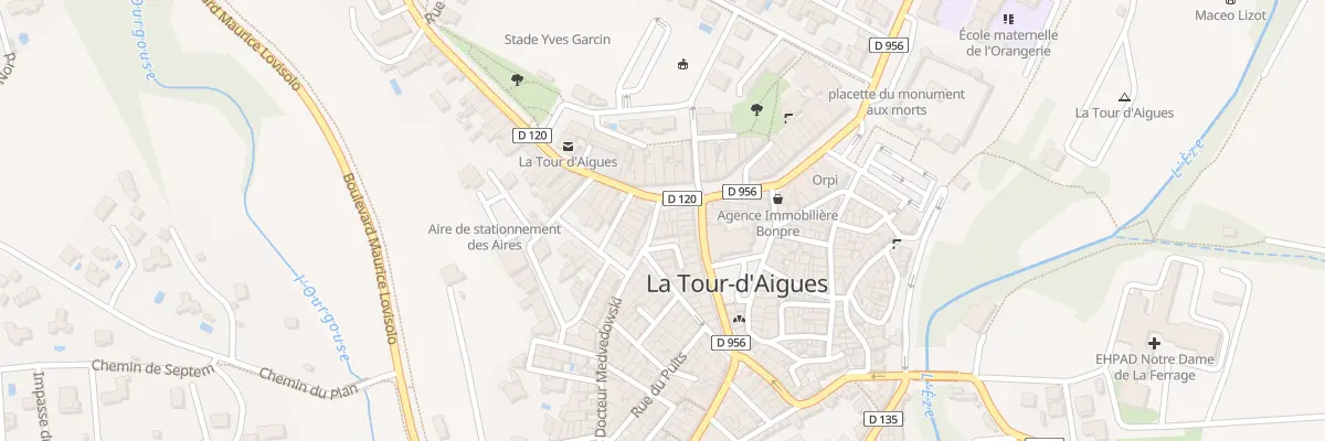 Plan du 6 Rue du Doc Medvedowsky à La Tour-d’Aigues