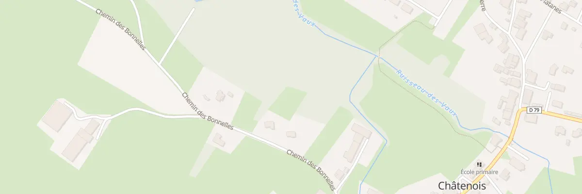 Plan du 10 Che des Bonnelles à Châtenois