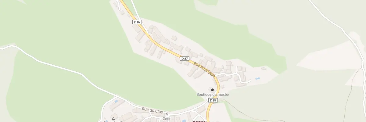 Plan du 95 Rue Principale - Cerin à Marchamp