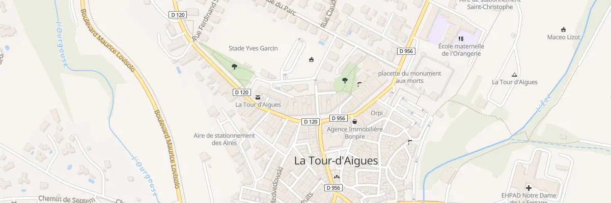 Plan du 17 Bd de Verdun à La Tour-d’Aigues