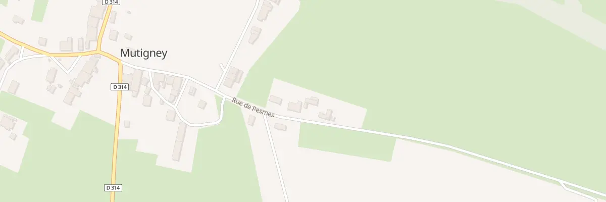 Plan du 3 Rue de Pesmes à Mutigney