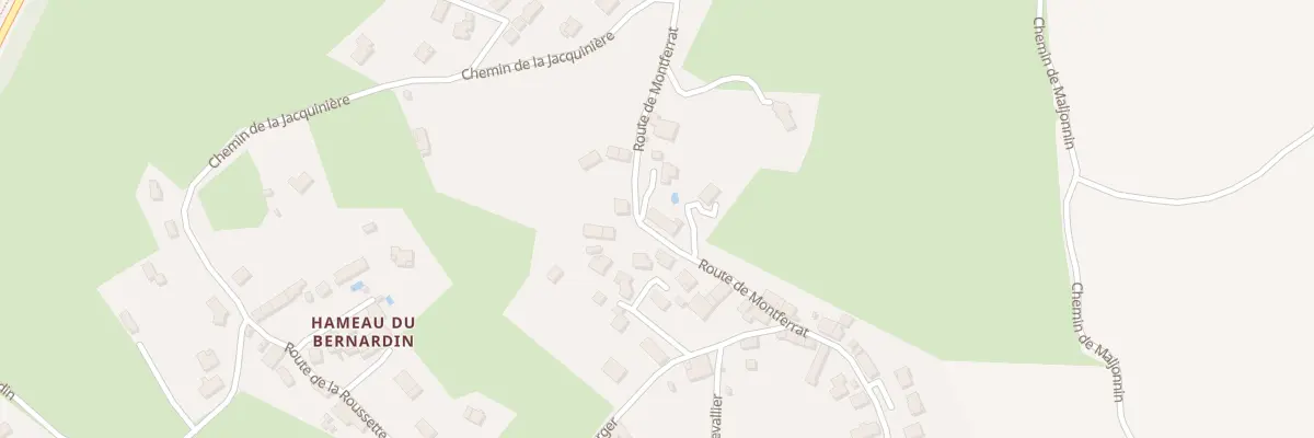 Plan du 376 Rte de Montferrat à Bilieu