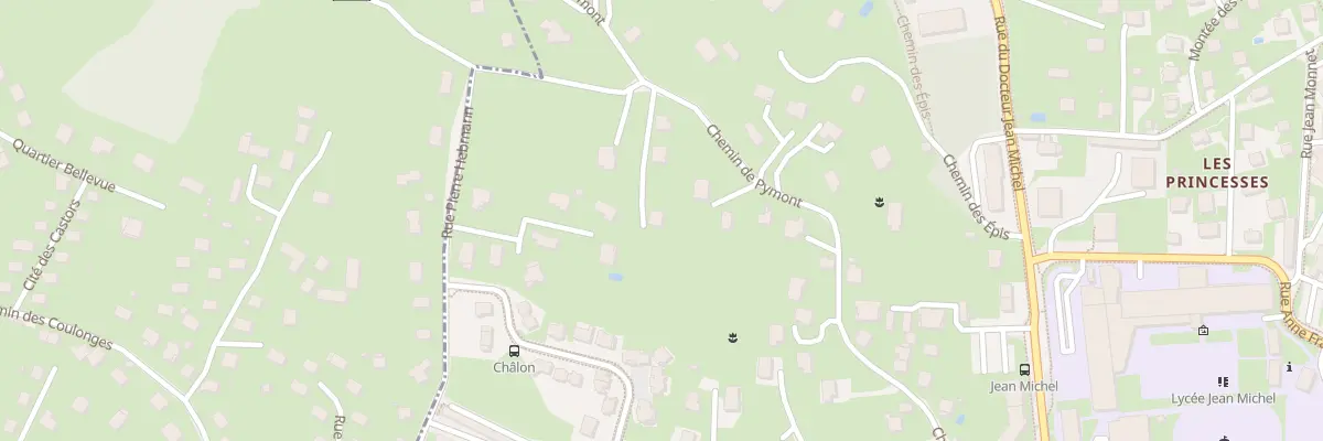 Plan du 455 Che de Pymont à Lons-le-Saunier