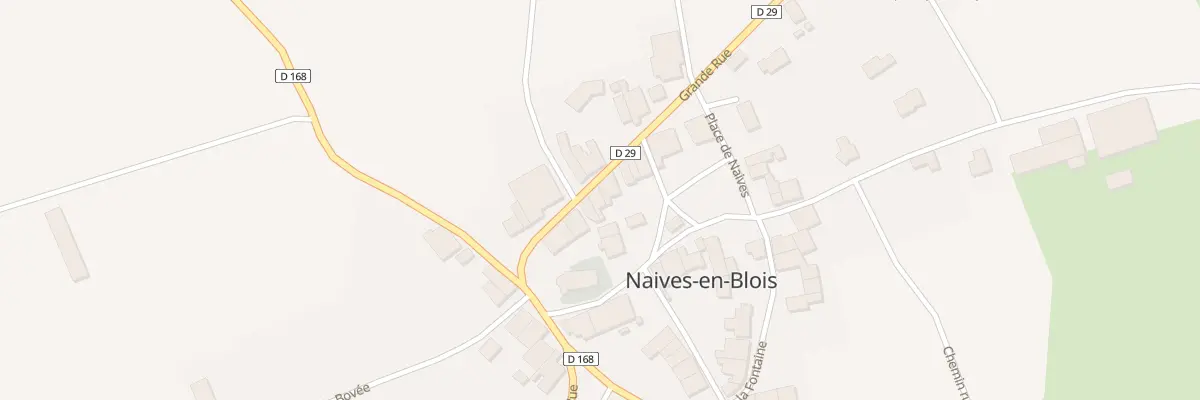 Plan du 11 Gr Grande Rue à Naives-en-Blois
