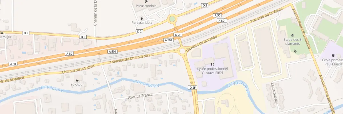 Plan du 8 Tra du Chemin de Fer à Aubagne