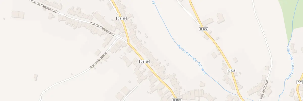 Plan du 34 Rue de Meuge à Champsevraine