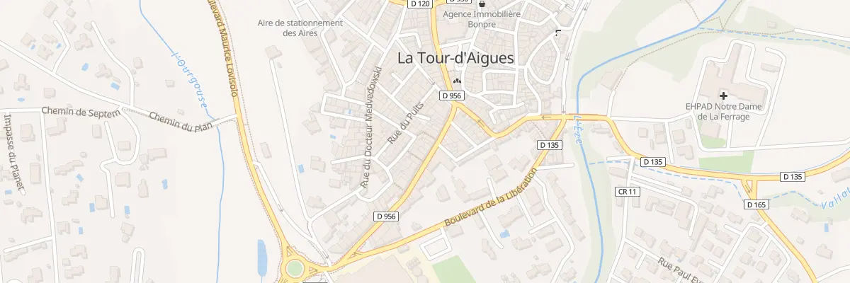Plan du 32 Rue Calade à La Tour-d’Aigues