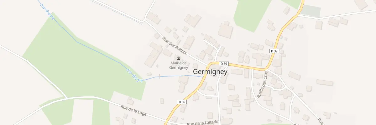 Plan du 3 Rue des Prélots à Germigney