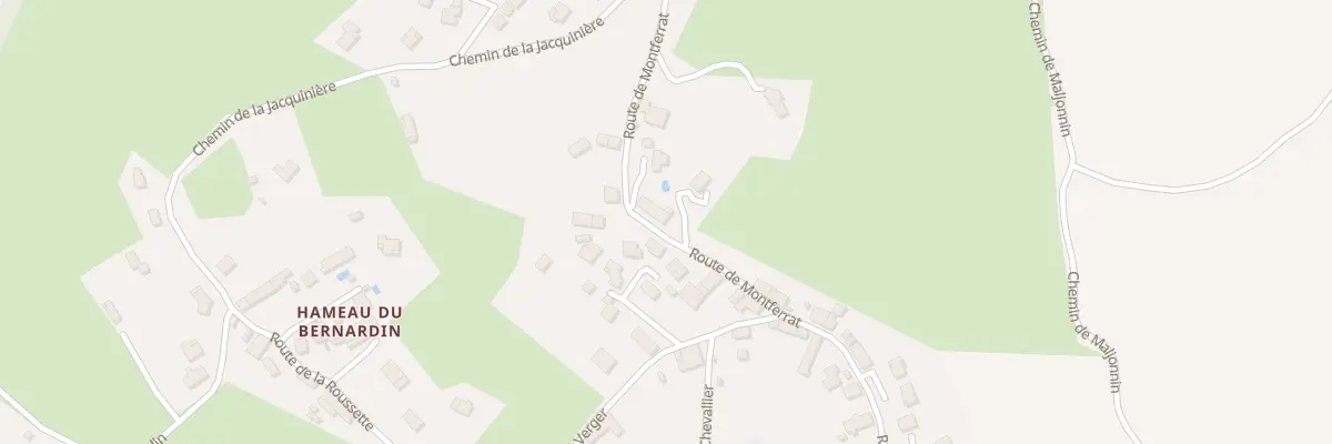 Plan du 370 Rte de Montferrat à Bilieu