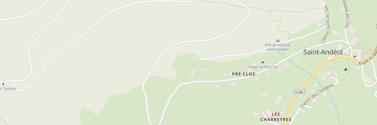 Plan du 5093 Pre Clos et Pigne à Saint-Andéol