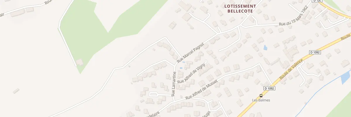 Plan du 1 Rue Châteaubriand à Moirans
