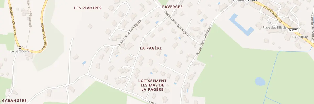 Plan du 314 Rte des Coquettes à Chirens