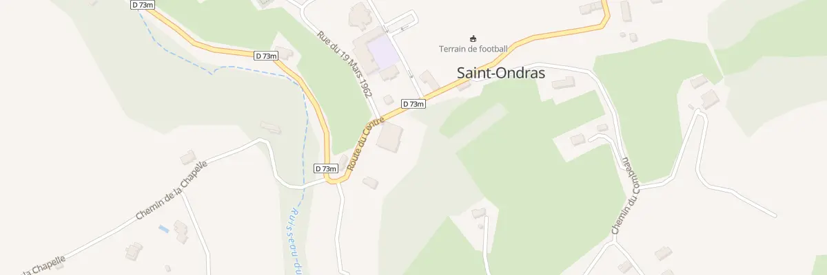 Plan du 921 Rte du Centre à Saint-Ondras