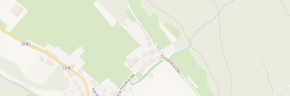 Plan du 12 Rue du Trou de la Ville à Villette