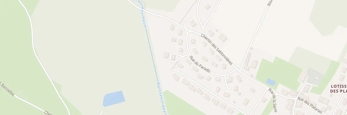 Plan du 21 Rue du Paradis à Châtenois