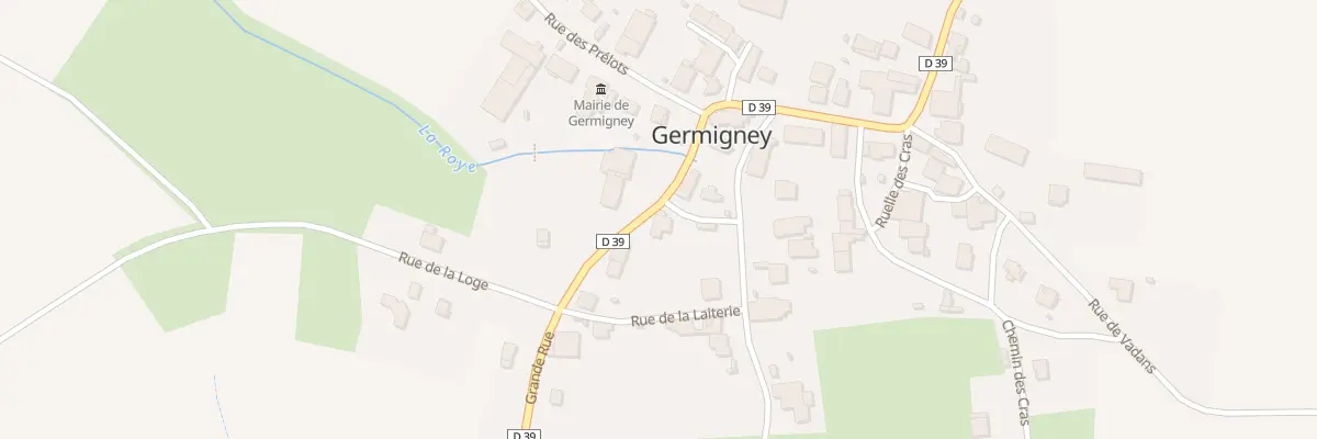 Plan du 11 Gr Grande Rue à Germigney