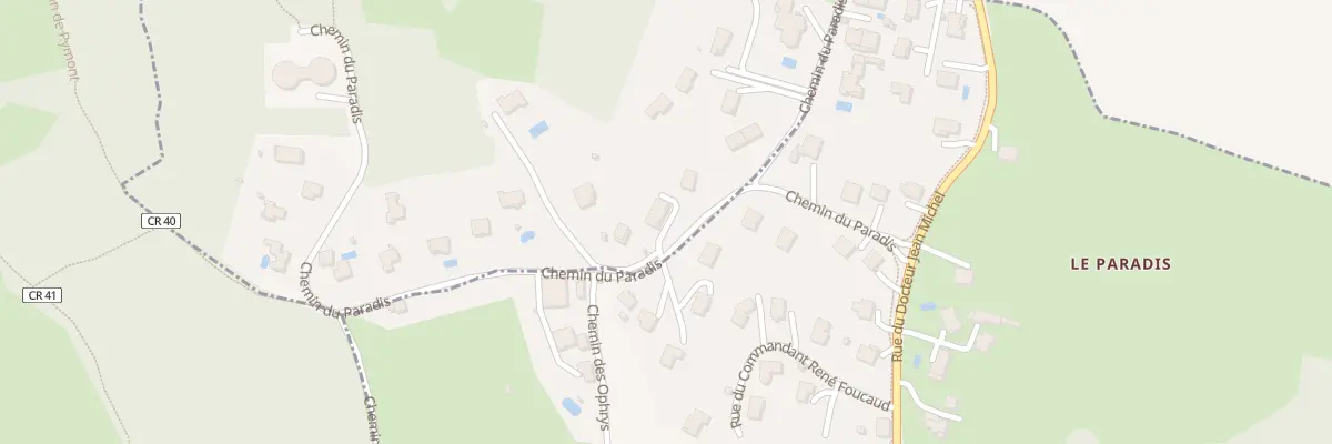 Plan du 210 Che du Paradis à Villeneuve-sous-Pymont