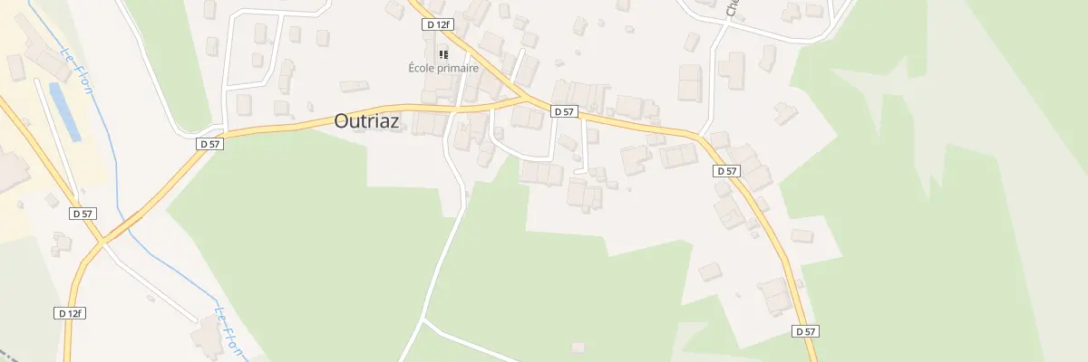 Plan du 1 Imp du Fonds des Cours à Outriaz