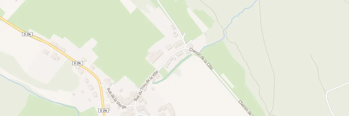 Plan du 13 Rue du Trou de la Ville à Villette