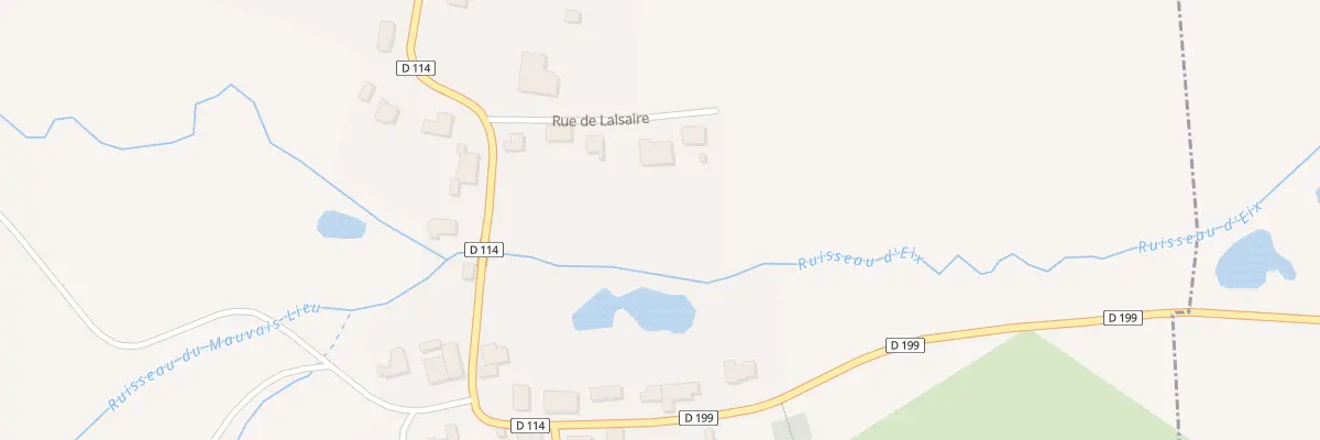 Plan du 6 Rue de Lalsaire à Moranville