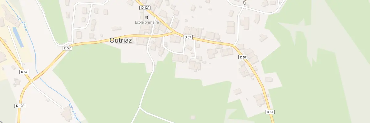 Plan du 1B Imp du Fonds des Cours à Outriaz
