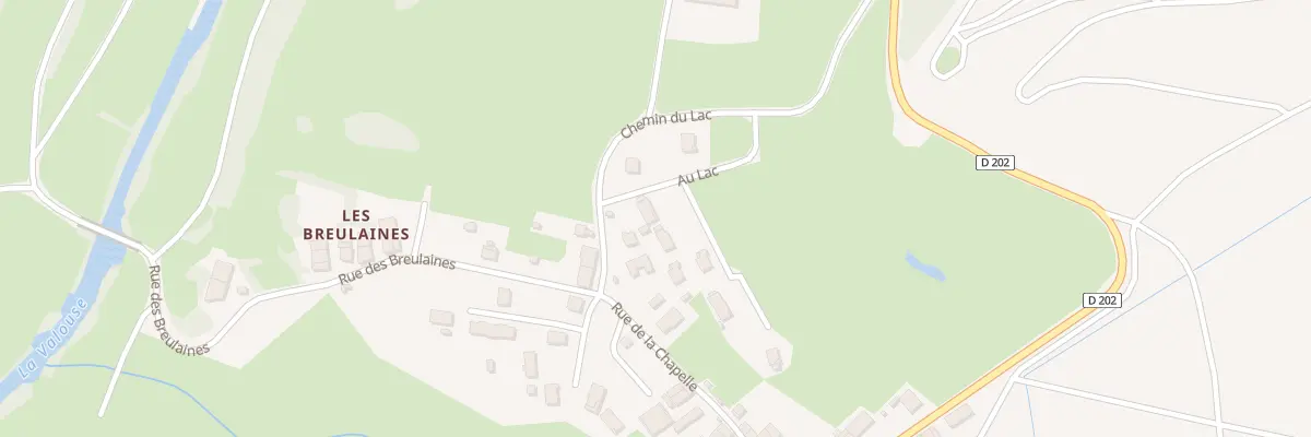 Plan du 5147 Au Lac à Cornod