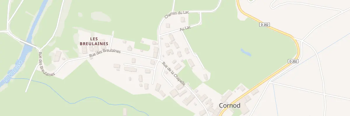 Plan du 48 Rue de la Chapelle à Cornod