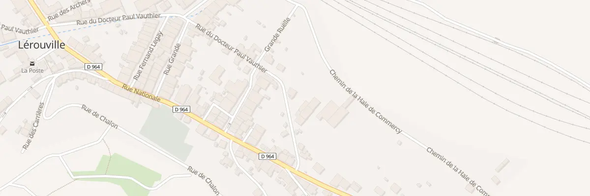 Plan du 10 Rue du Docteur Paul Vauthier à Lérouville