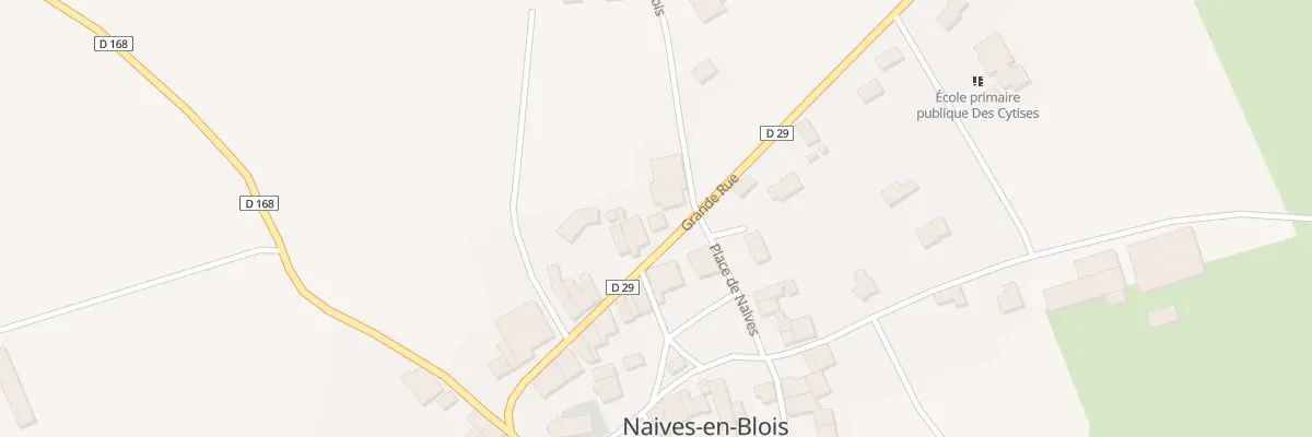 Plan du 2 Gr Grande Rue à Naives-en-Blois