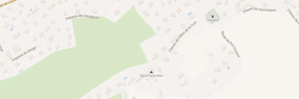Plan du 252 Che du Sabot de la Cure à Bilieu