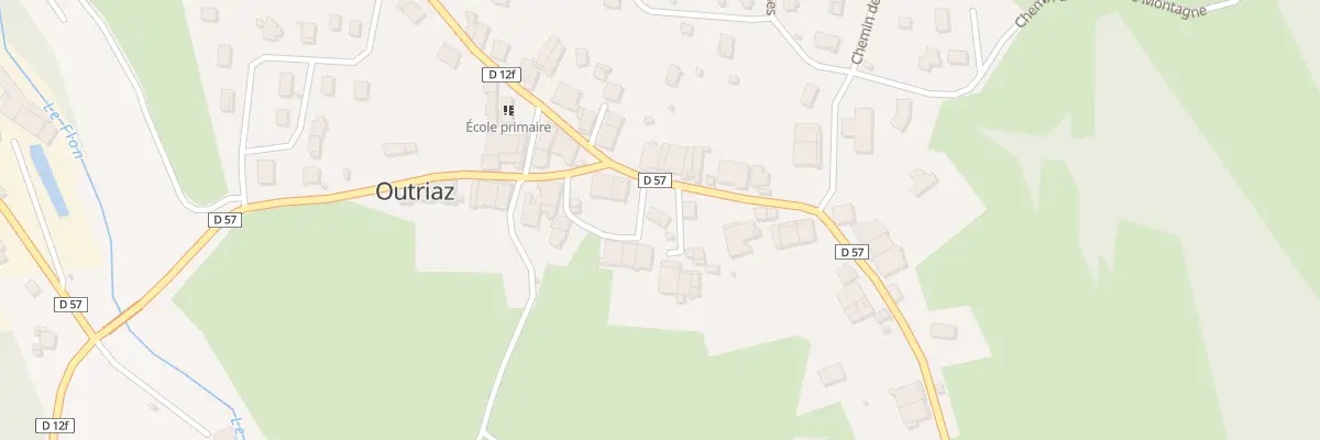 Plan du 2 Rte du Pisseloup à Outriaz
