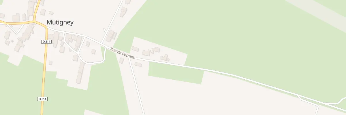 Plan du 5 Rue de Pesmes à Mutigney
