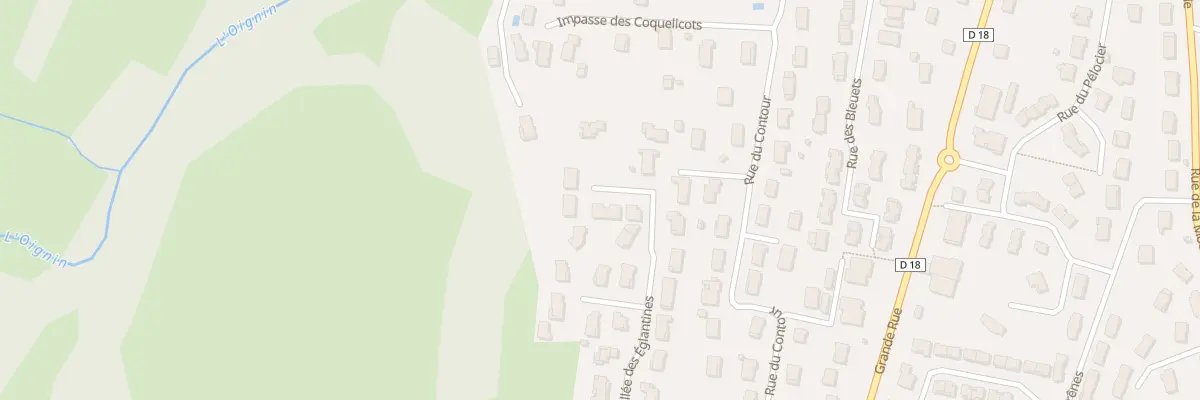 Plan du 417 All des Églantines à Izernore