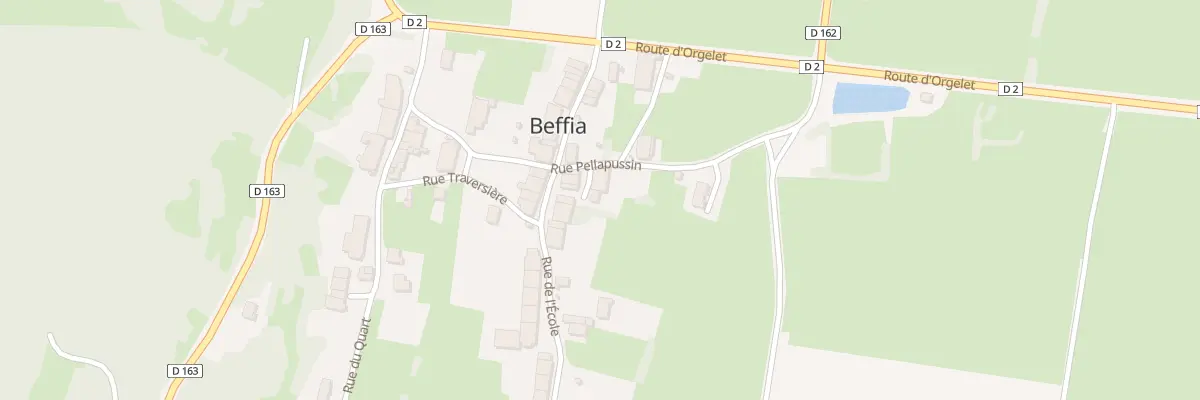 Plan du 5 Rue Pellapussin à Beffia