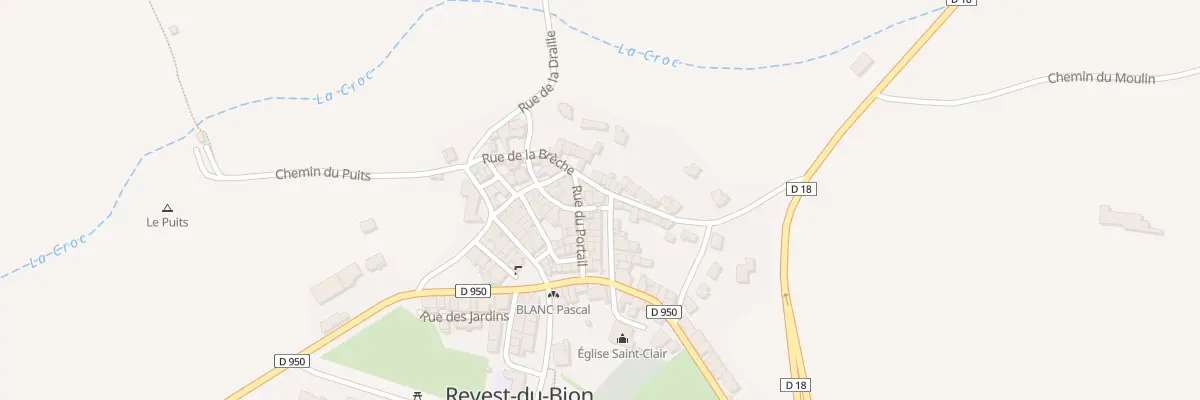 Plan du 5098 Rue des Remparts à Revest-du-Bion
