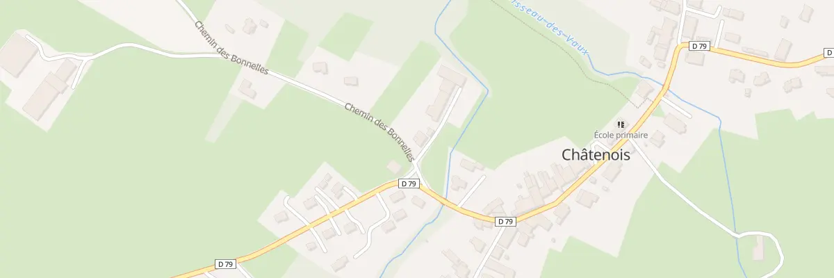 Plan du 2 Che des Bonnelles à Châtenois