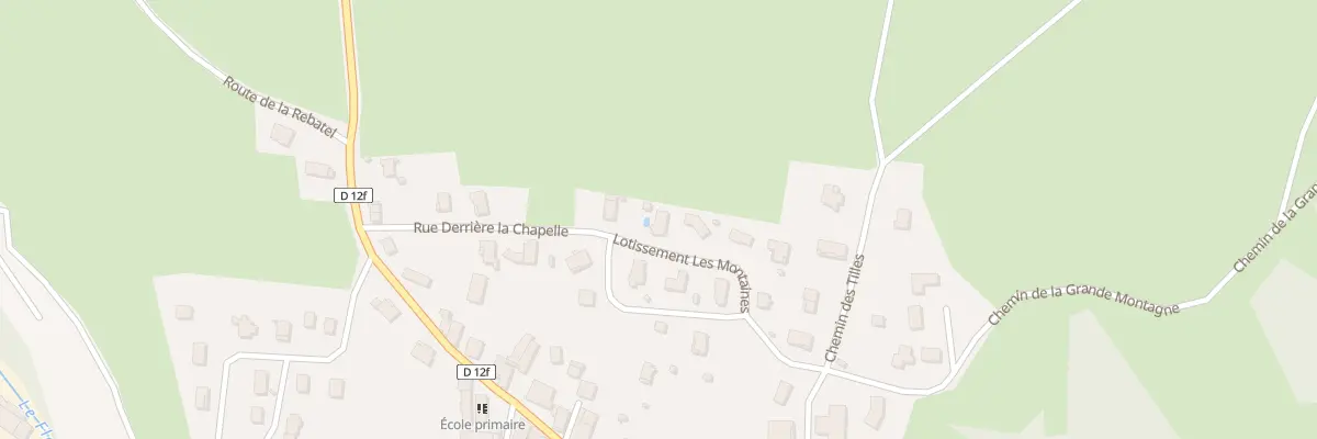 Plan du 1 Lot les Montaines à Outriaz