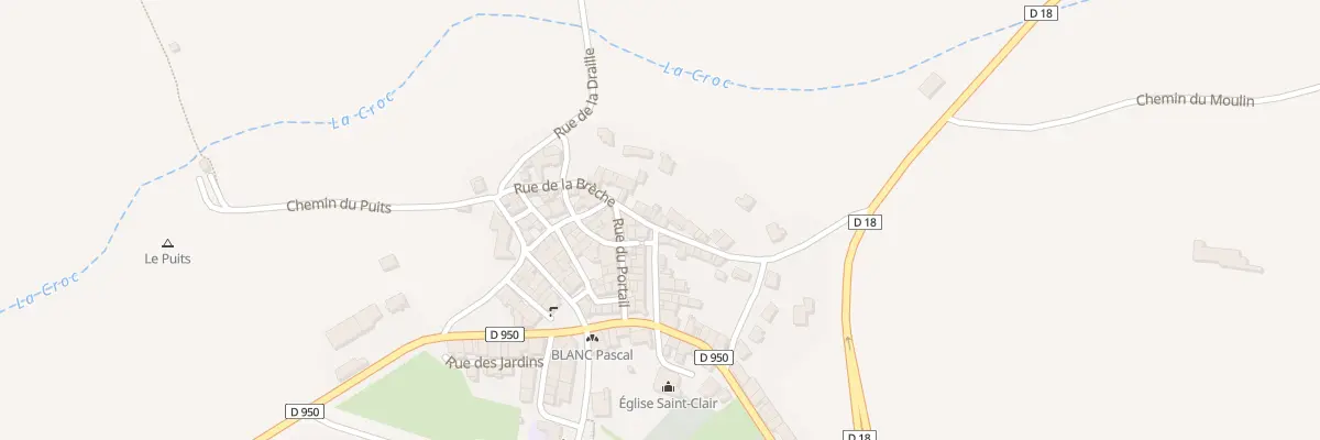 Plan du 5063 Le Village à Revest-du-Bion