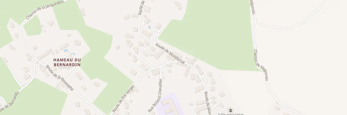 Plan du 273 Rte de Pré Verger à Bilieu