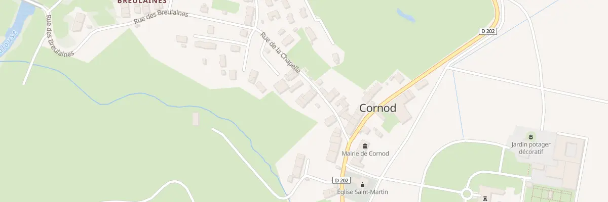 Plan du 5161 Au Village à Cornod