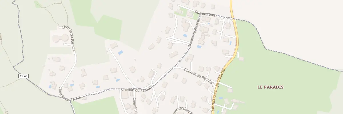Plan du 122 Che du Paradis à Villeneuve-sous-Pymont