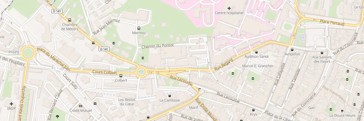 Plan du 296 Rue Regard à Lons-le-Saunier