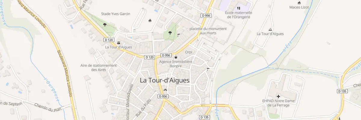 Plan du 22 Rue Nationale à La Tour-d’Aigues