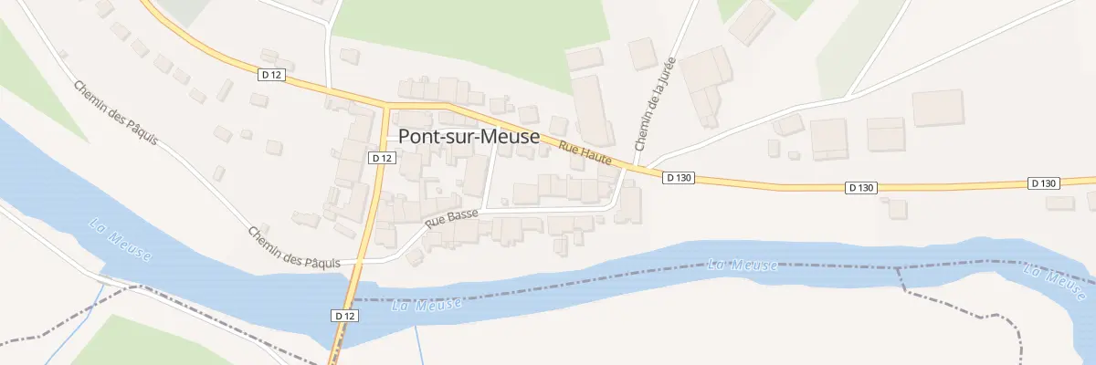 Plan du 12 Rue Basse à Pont-sur-Meuse