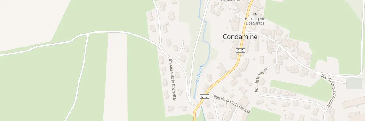 Plan du 37 Rue du Chaussin à Condamine