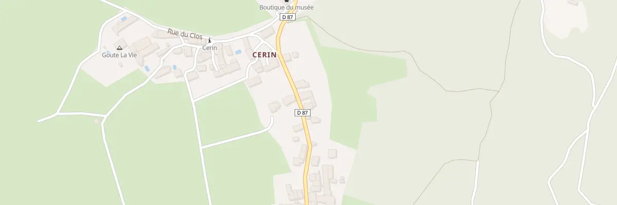 Plan du 240 Rue Principale - Cerin à Marchamp