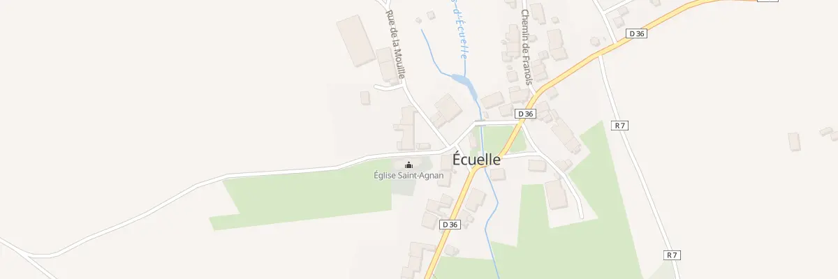 Plan du 1 Rue de la Mouille à Écuelle